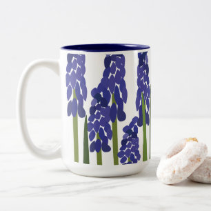 Traubenhyazinthe Lila Blau Blüte Blumen Zweifarbige Tasse
