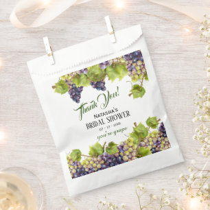 Traubenmediterraner Weinberg Geschenktütchen
