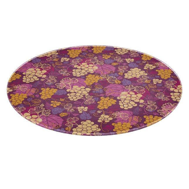 Traubenmostmuster Schneidebrett (Ecke)