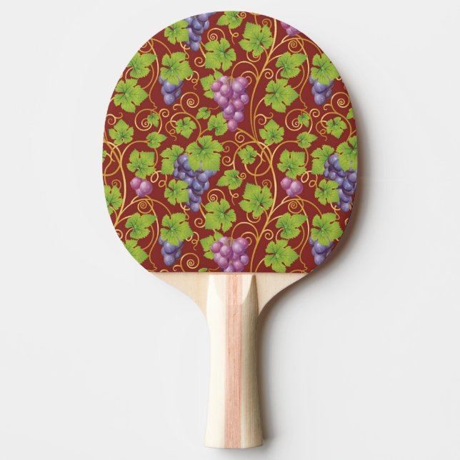 Traubenmuster Tischtennis Schläger (Vorderseite)