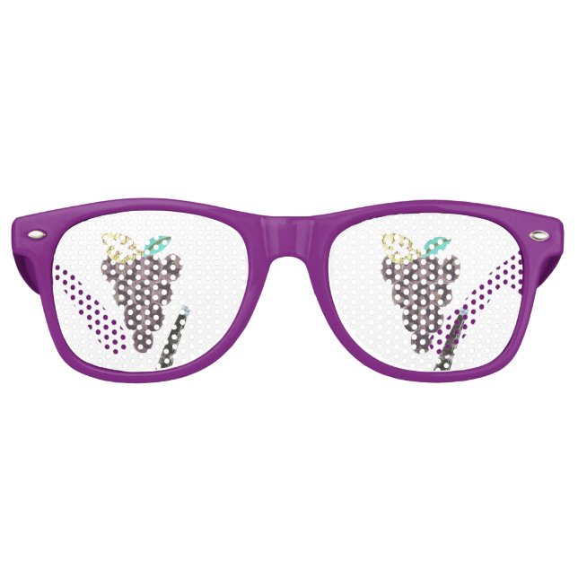 Traubenpool Party Sonnenbrille (Vorderseite)