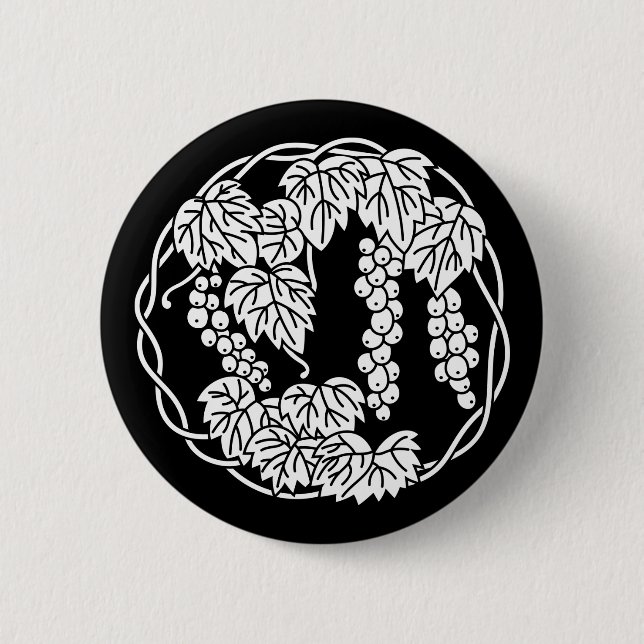 Traubenrund Button (Vorderseite)