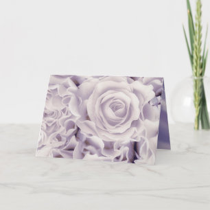 Traubensatin, Mauve Rose Bouquet, Blumenstrauß, Vo Karte