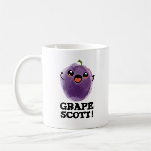 Traubenschott Funny Fruit Grape Pun Kaffeetasse