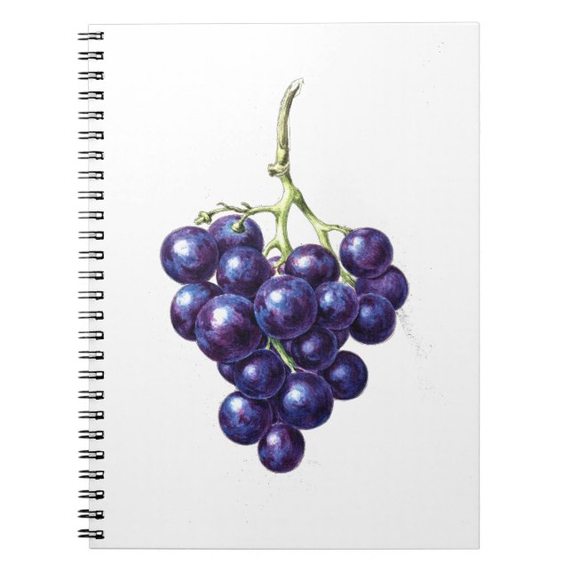 Traubenstrauch Notizblock (Vorderseite)