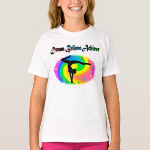 TRAUEN, GLAUBEN UND ERREICHEN GYMNAST-DESIGN T-Shirt