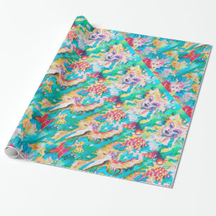 TRAUENMÄDCHEN GESCHENKPAPIER