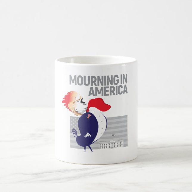 Trauer in Amerika-Tasse Kaffeetasse (Mittel)