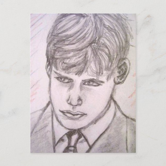 Trauer Postkarte (Vorderseite)