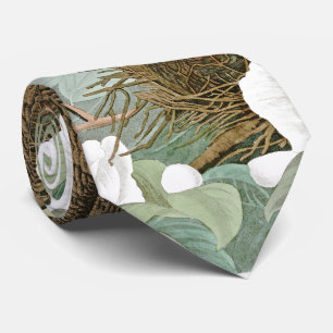 Trauer-Tauben-Vögel-Blumen-Audubon-Wildlife-Schlip Krawatte