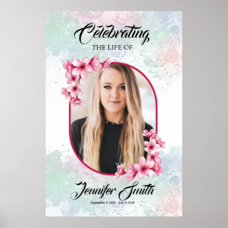 Trauer-Willkommensschild-Vorlage Poster
