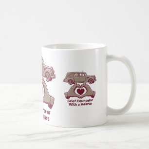 Trauerbegleiter mit einem Leichenwagen-Bestatter-M Kaffeetasse