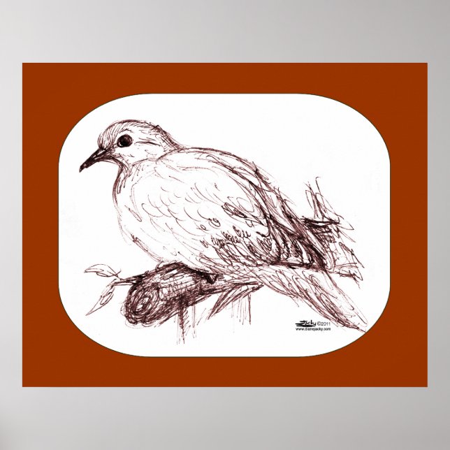 Trauerdove Baby Poster (Vorne)