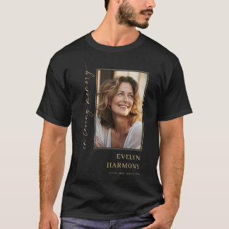 Trauerfeier Foto-Gedenkfeier T-Shirt