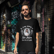 Trauerfoto-Andenken: Benutzerdefinierte Shirts mit