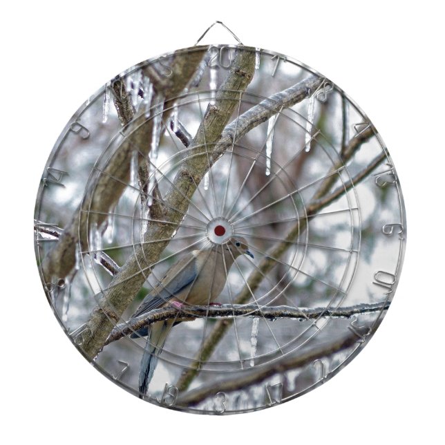 Trauertaube Dartscheibe (vorne)