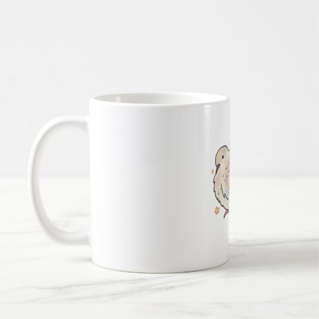 Trauertaube � Süße Tier Art Kaffeetasse (Links)