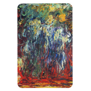 Trauerweide in Giverny (von Claude Monet) Magnet
