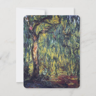 Trauerweide von Claude Monet, Vintage Fine Art