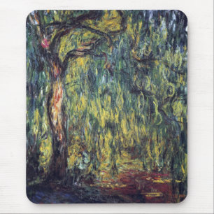 Trauerweide von Claude Monet, Vintage Fine Art Mousepad