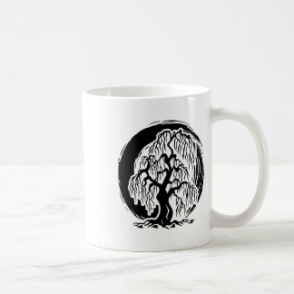 Trauerweidenbaum-Meditations-Yoga-Buddha-Buddhismu Kaffeetasse