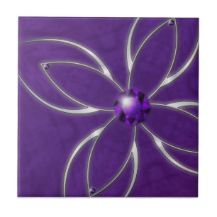 Traum Amethyst Decorative Tile Fliese