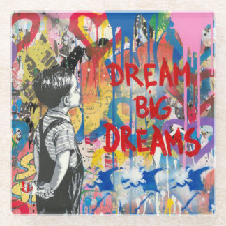 Traum Big Dreams Graffiti Wall Glasuntersetzer