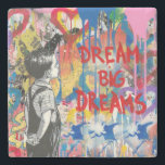 Traum Big Dreams Graffiti Wall Steinuntersetzer<br><div class="desc">Dies ist ein sehr Cooler Traum Big Dreams Graffiti Wall Stone Untersetzer</div>