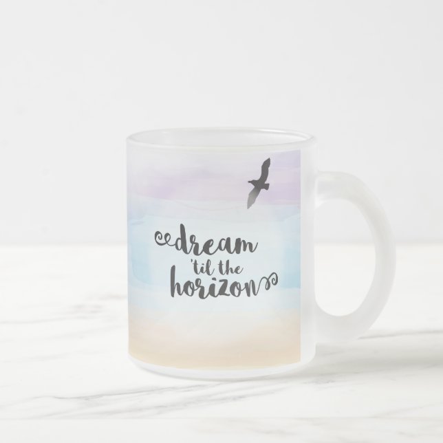 Traum bis zum Horizont Mattglastasse (Rechts)