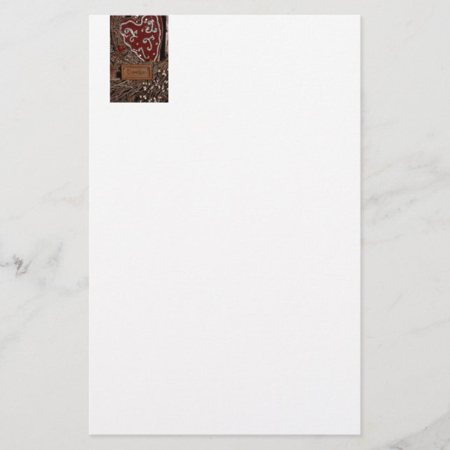 Traum Briefpapier (Vorderseite)