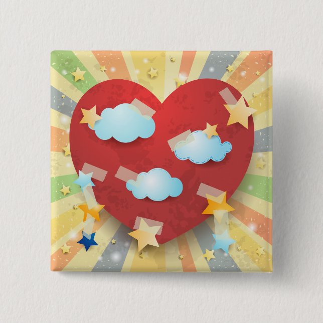 Traum der Liebe Button (Vorderseite)