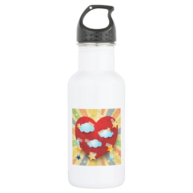 Traum der Liebe Trinkflasche (Vorderseite)