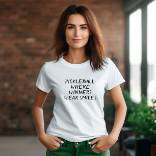 Traum eines Pickleball-Liebhabers lustiger schwarz T-Shirt