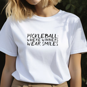 Traum eines Pickleball-Liebhabers lustiger schwarz T-Shirt