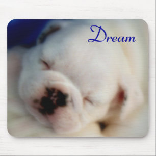 "Traum-" Englisch-Stier-Hundewelpe Mousepad