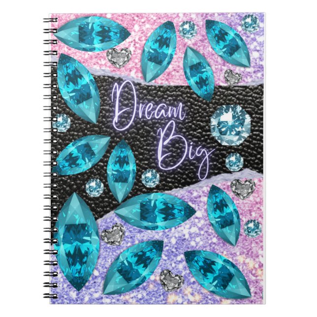 Traum extravaganter Juwelstil Notizblock (Vorderseite)