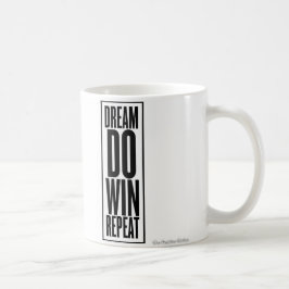 Traum gewinnen Wiederholungs-Tasse Kaffeetasse