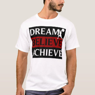Traum glauben erzielen Weightlifting-T - Shirt