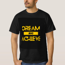 Traum groß, erreicht: Motivierend T - Shirt für Mä