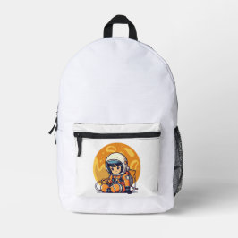 Traum groß, kleiner Astronaut Bedruckter Rucksack