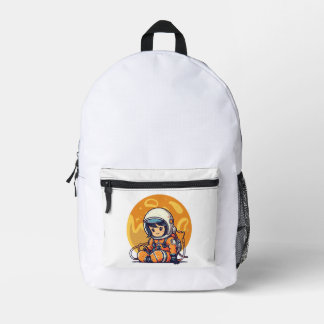Traum groß, kleiner Astronaut Bedruckter Rucksack