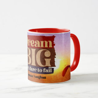 Traum groß und wagen, Versagen Tasse