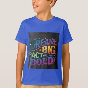 Traum Großartig Handle Bold Typography T-Shirt