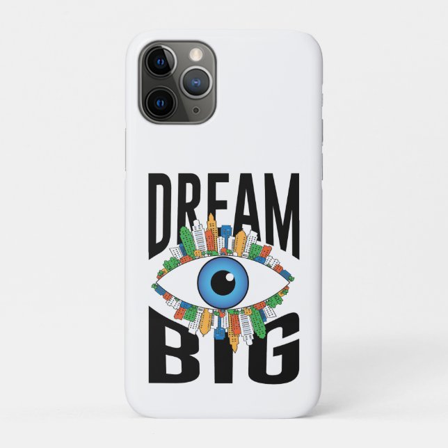 Traum Grosses motivierend Design mit Stadtbild Case-Mate iPhone Hülle (Rückseite)