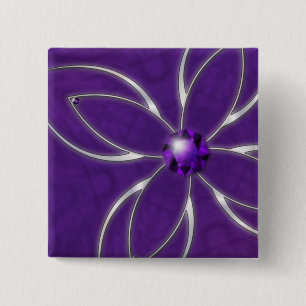 Traum in Amethyst-Knopf Button