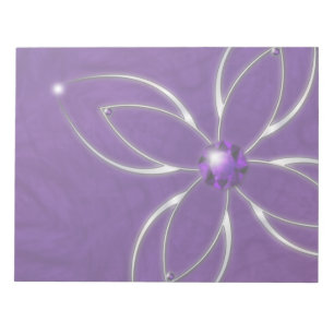 Träum in Amethyst-Notizbuch Notizblock