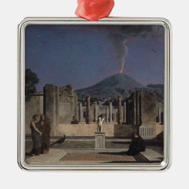 Traum in den Ruinen von Pompeji, 1866 Ornament Aus Metall (Vorne)