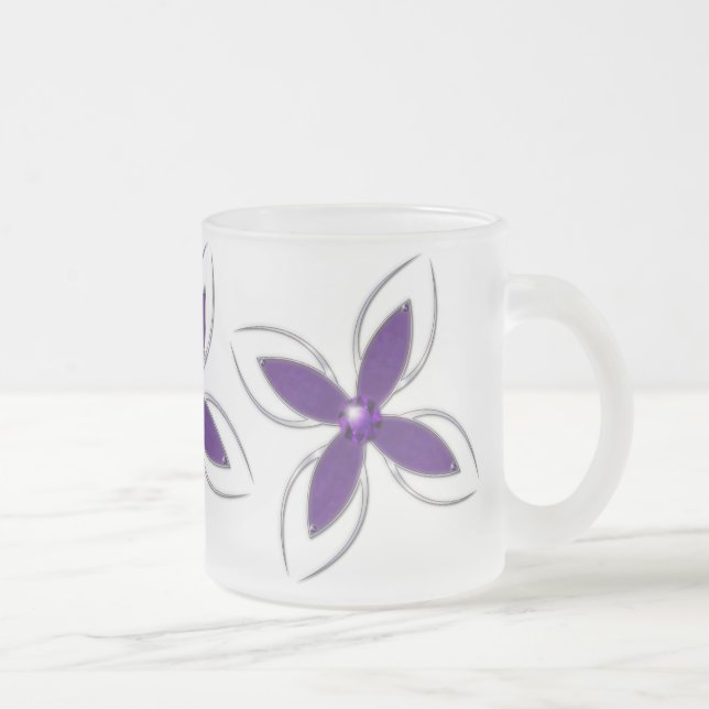 Traum in der Amethyst-Tasse Mattglastasse (Rechts)