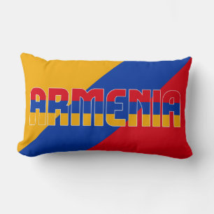 Traum in Farbe mit der armenischen Patriotischen F Lendenkissen