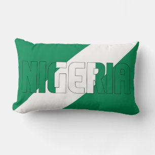 Traum in Farbe mit der patriotischen Flagge Nigeri Lendenkissen